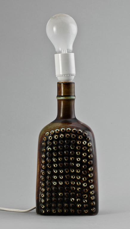 BORDSLAMPA, keramik, Stig Lindberg Gustavsberg. Sign.