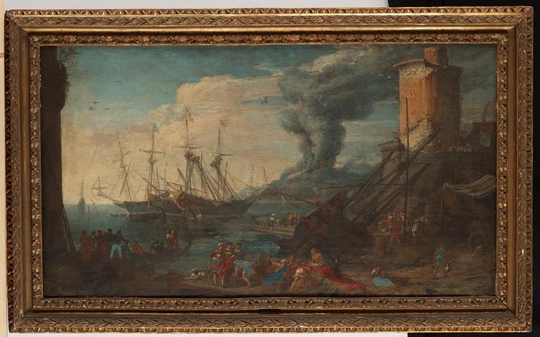 Adriaen van der Cabel, Harbour scenes from Naples (2).