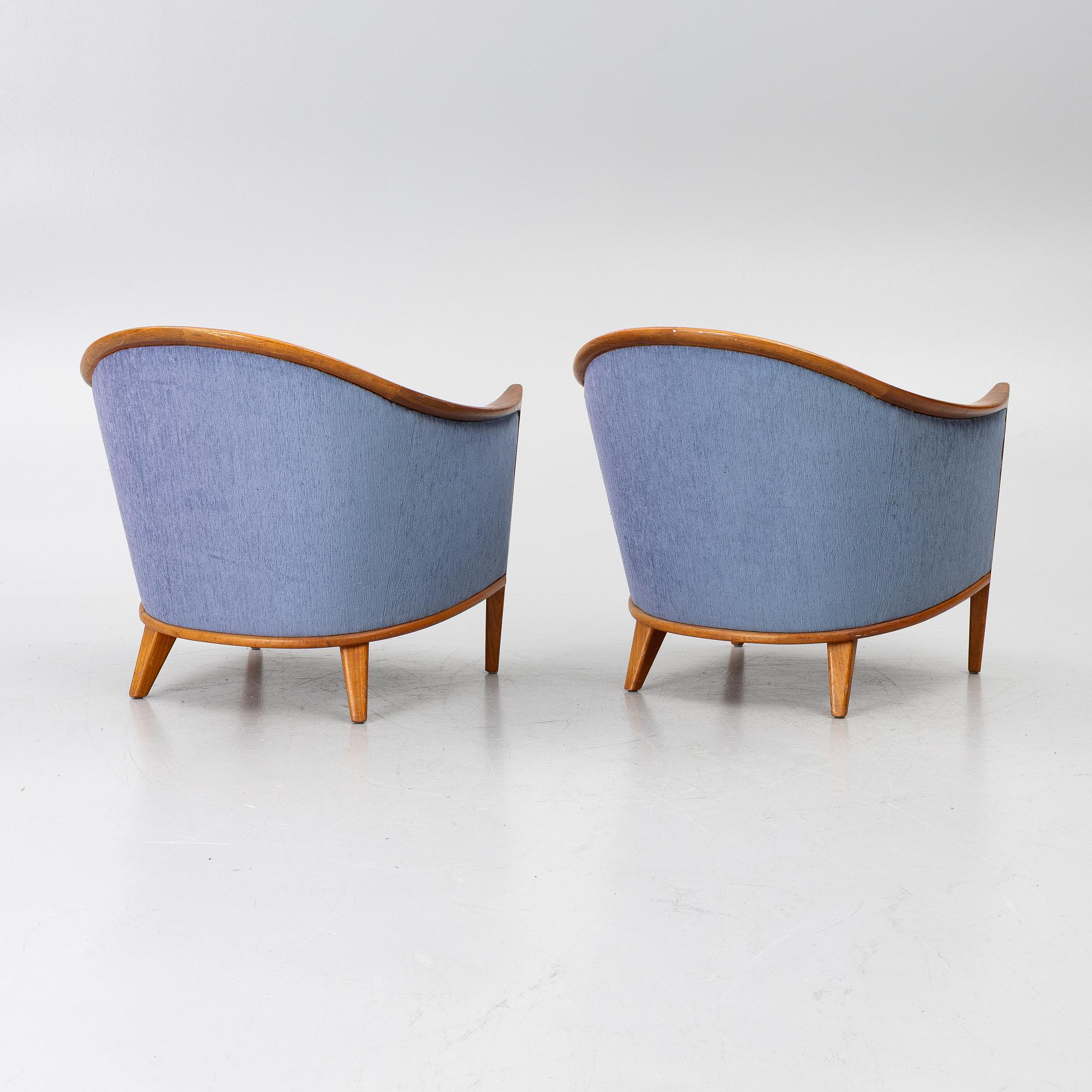 Armchairs, a pair, “Fabiola”, Bröderna Andersson.