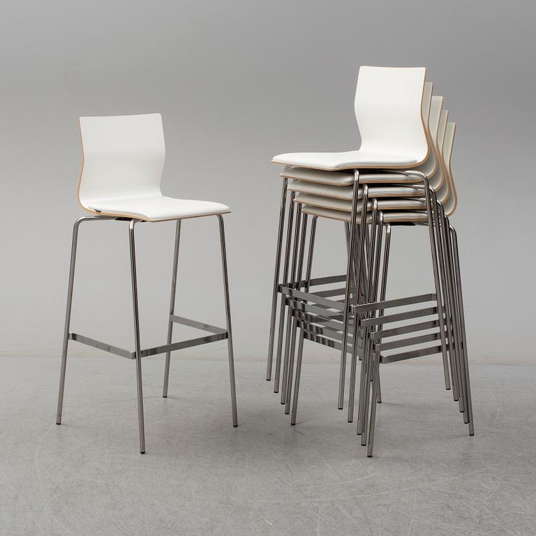 Six 'Adam' chairs by Yrjö Wiherheimo & Simo Heikkilä, Materia, 2016.