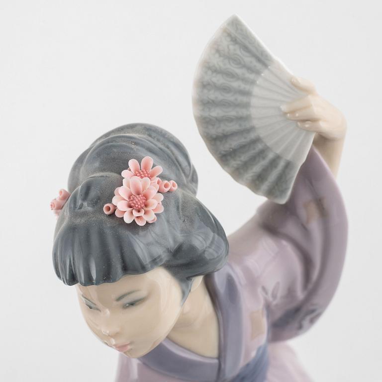 Figuriner, 3 st, porslin, Lladró och Nau, Spanien.