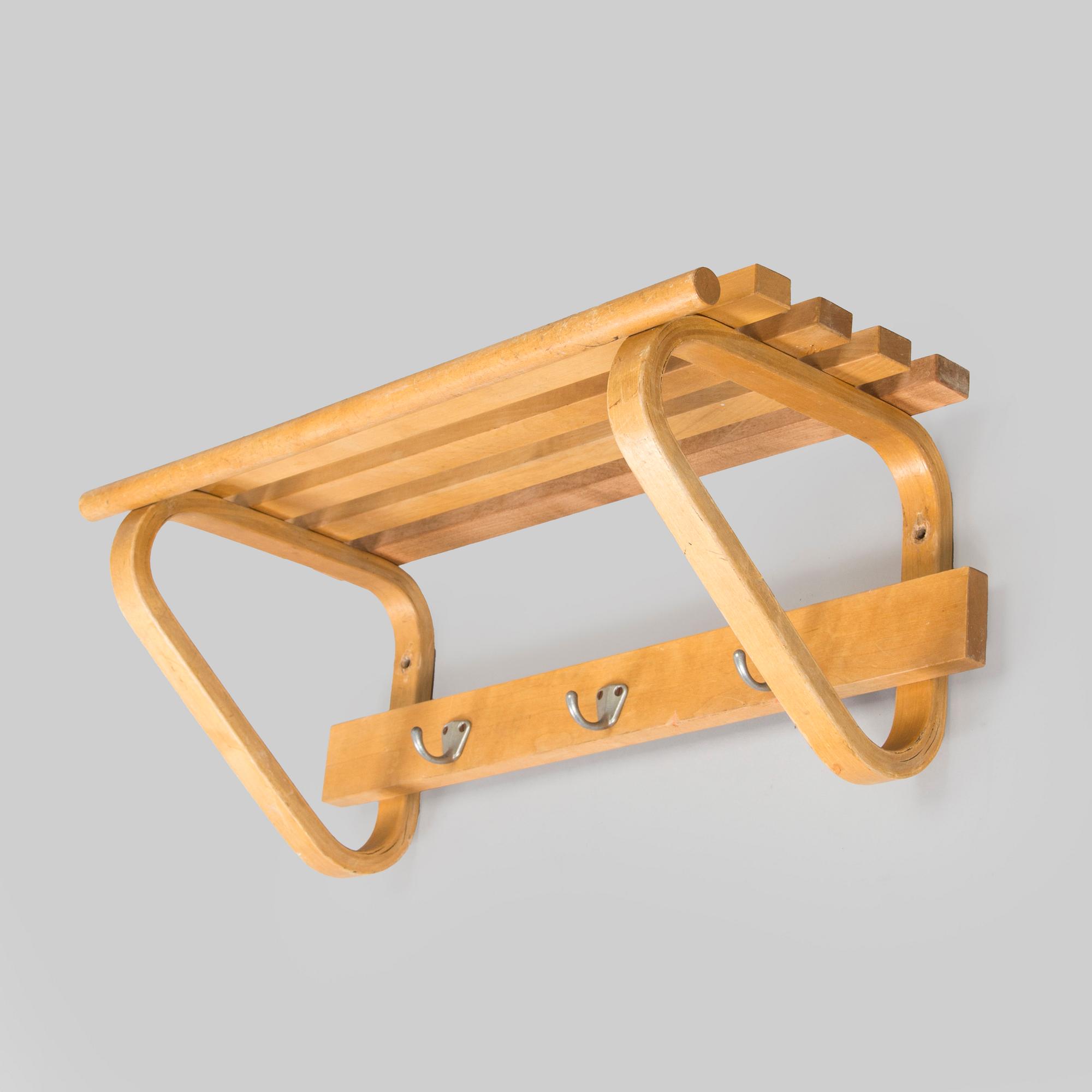 Alvar Aalto, a 1960s coat rack for Artek.