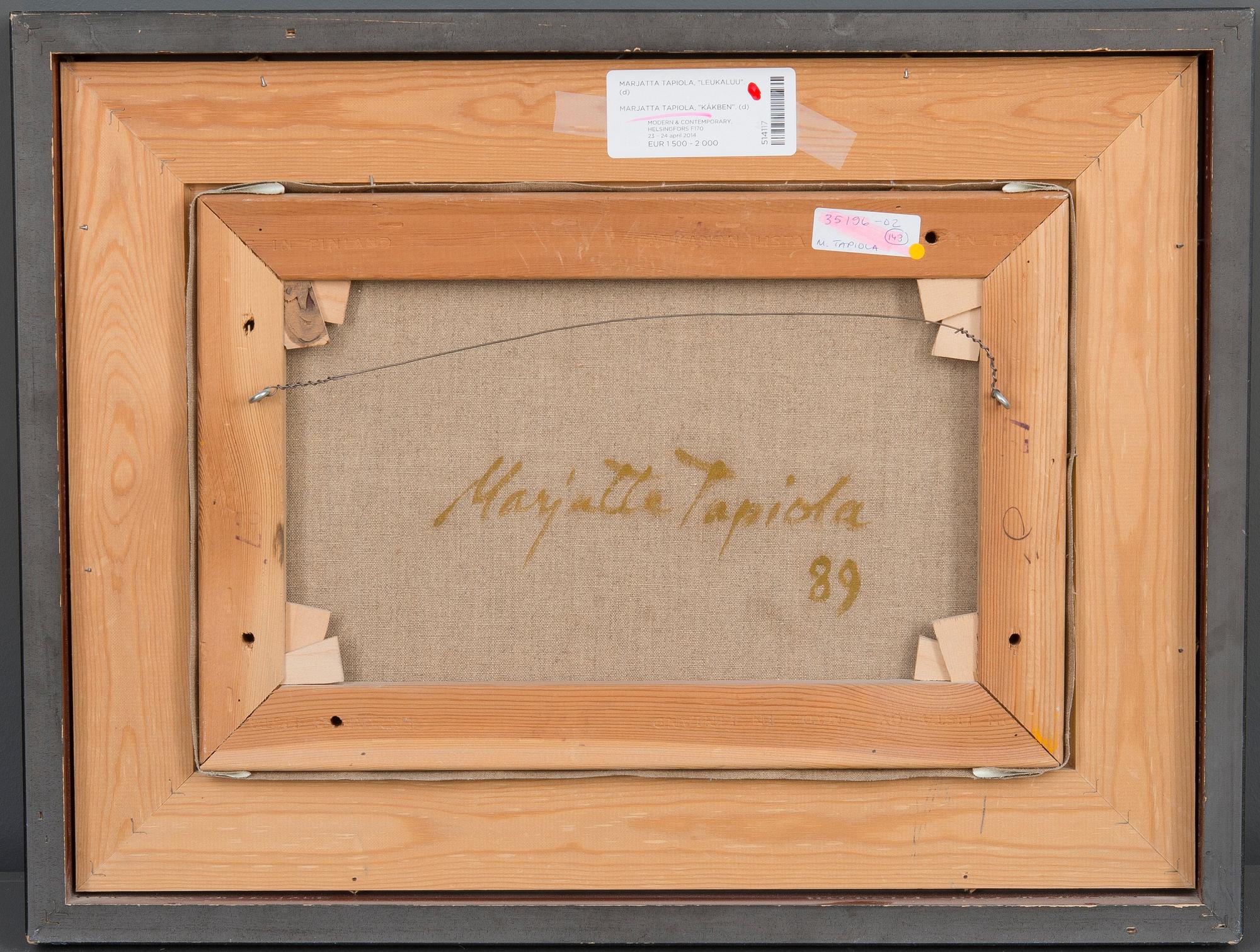 Marjatta Tapiola, "JAWBONE".