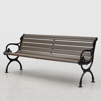 A garden bench, Norrahmmars Bruk, Sweden, later part of the 20th century.