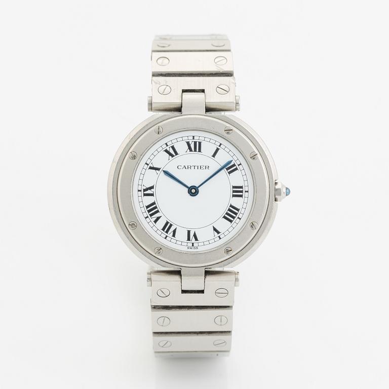 Cartier, Santos VLC, wristwatch, 32,5 mm.