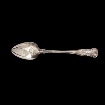 RAGUSKED, silver, Gustaf Theodor Folcker, Stockhom, 1853. Ca 139g.