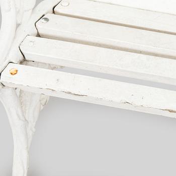 Trädgårdsstol, "Ormbunke", Melins Anderstorp, 1900-talets andra hälft.