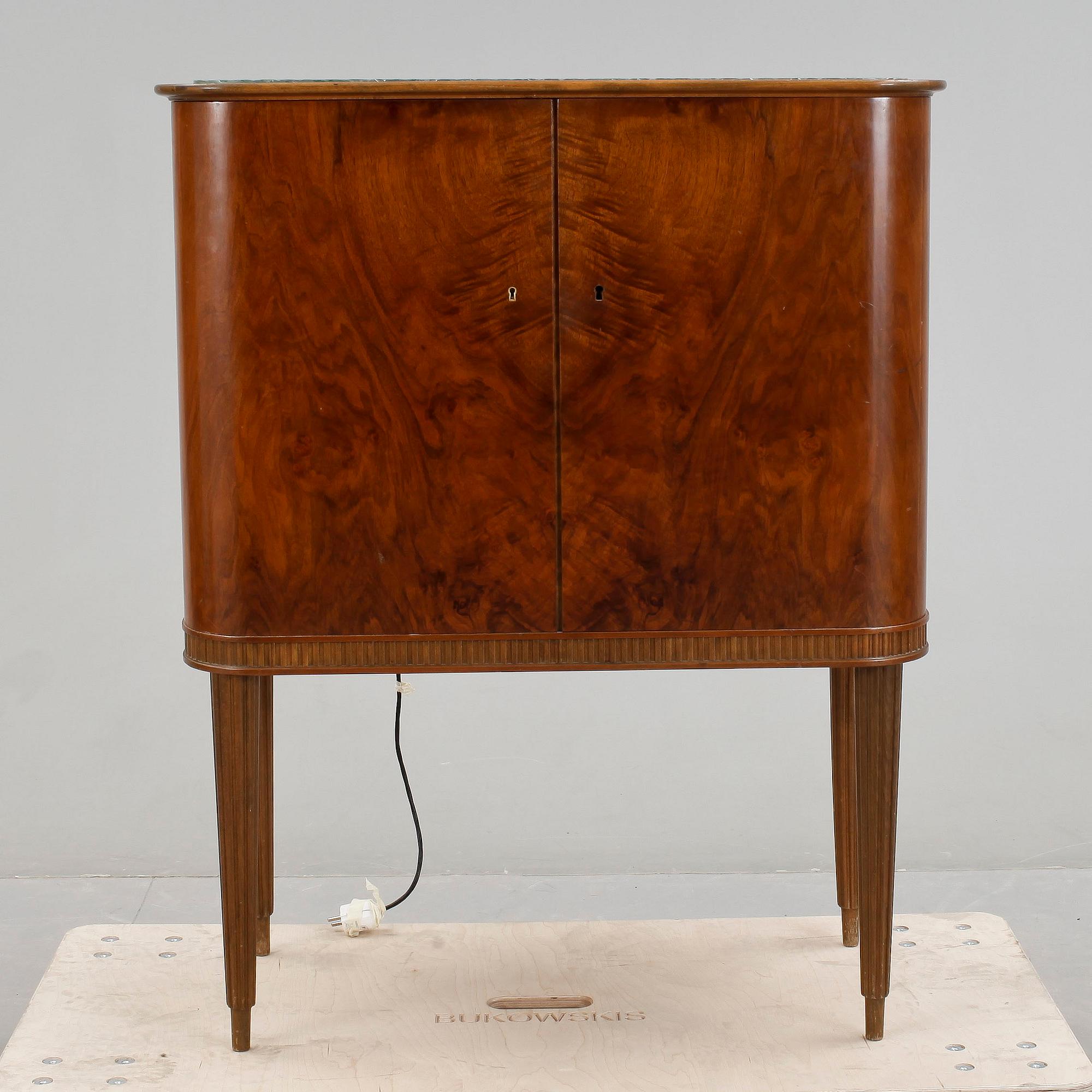 BARSKÅP, AB Förenade Möbler, Linköping, 1940/50-tal.