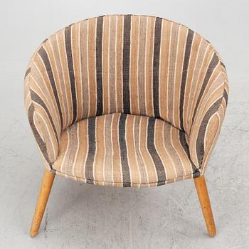 Nanna Ditzel, a lounge chair, AP 26, Anker Pedersen's furniture factory, mid-20th Century.