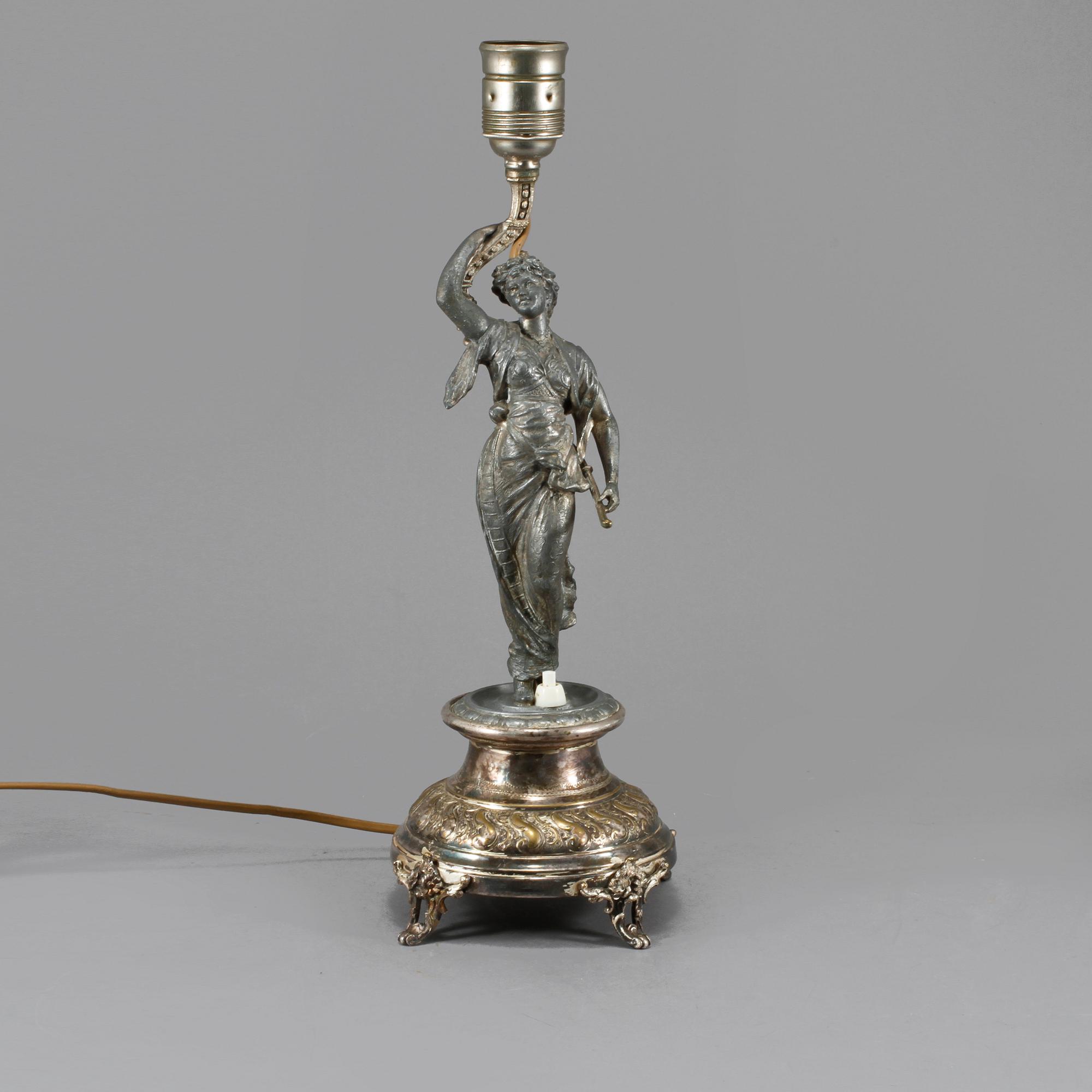 BORDSLAMPA, omkring år 1900.