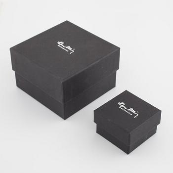 EFVA ATTLING, ARMRING "Twosome cuff" samt ÖRHÄNGEN "Dots ear".