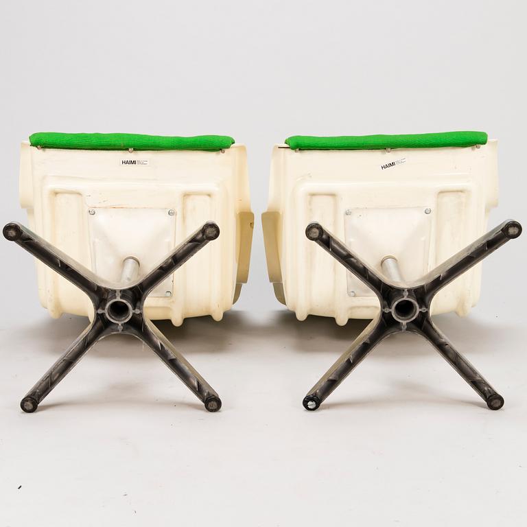 YRJÖ KUKKAPURO, Nojatuoleja 4 kpl, malli ABS 3428X, Haimi 1970-luku.