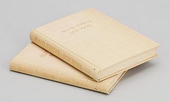 BÖCKER, 2 st med 6 sambundna vol, "Bland Tomtar och Troll", originaltryck, Åhlen & Åkerlunds förlag, 1907-1912.