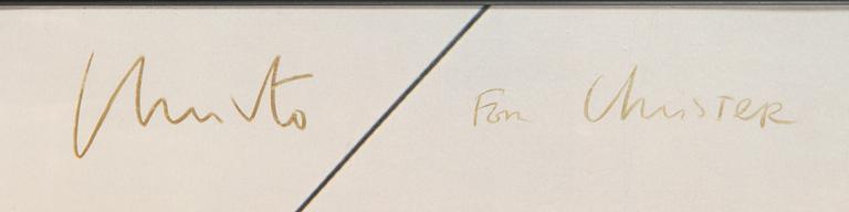 Christo & Jeanne-Claude, after, colour offset, signed.