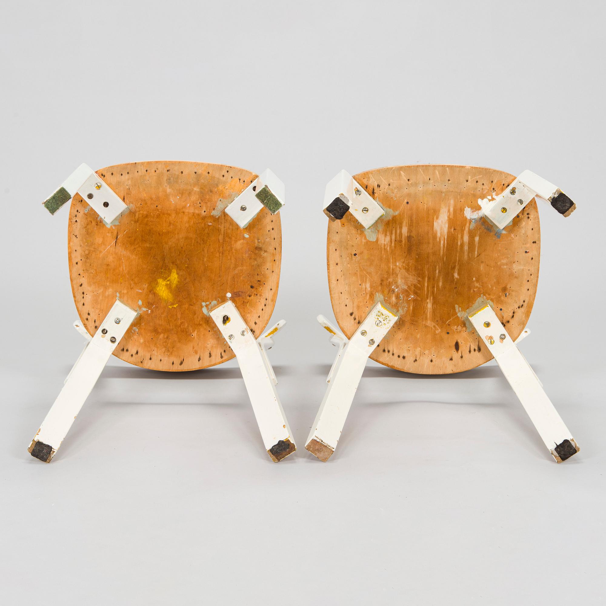 Alvar Aalto, stolar, 2st, "69" för O.Y. Huonekalu- ja Rakennustyötehdas A.B. 1940-tal.