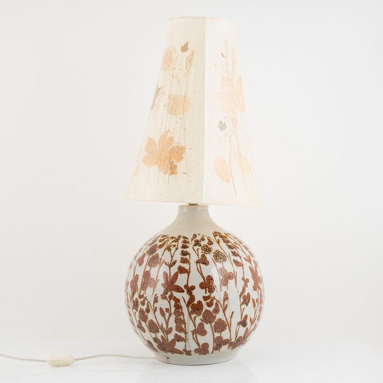 Carl-Harry Stålhane och Kent Eriksson, bordslampa, stengods, Designhuset.