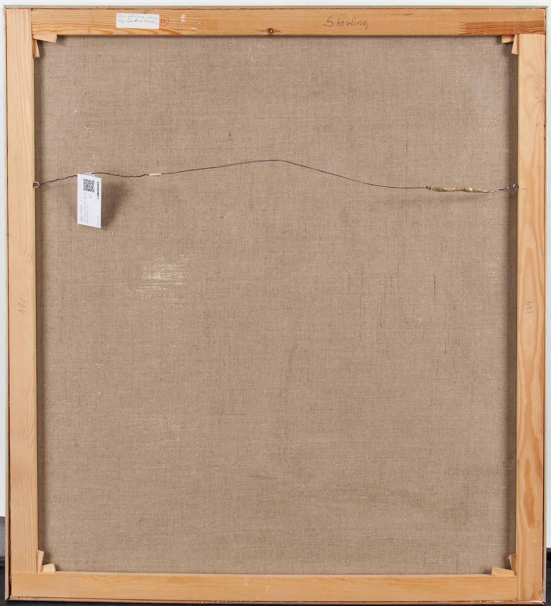 GERTRUD STAVLING, olja på duk, signerad.