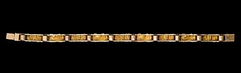 BJÖRN WECKSTRÖM, bracelet "Jotos", 14K gold. Lapponia 1972.