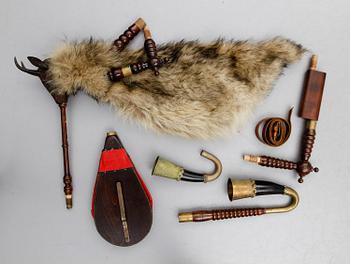 SÄCKPIPA, märkt Amati, Kraslice, 1800-tal.