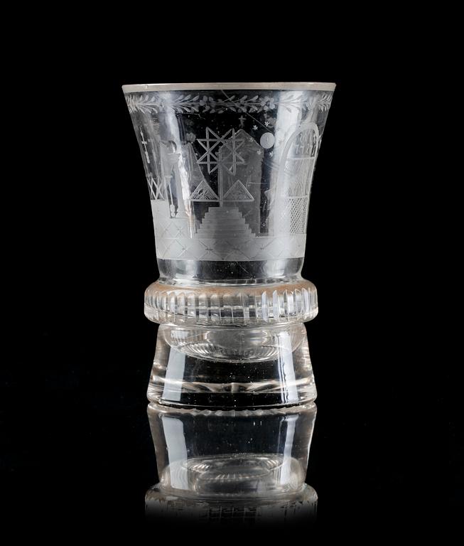 FRIMURARGLAS, tidigt 1900-tal.