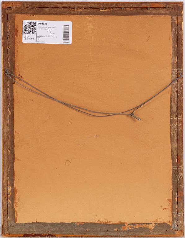 Anders Zorn, "Prince Paul Troubetzkoy II".