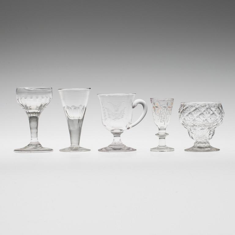 PARTI GLAS, 18 st, 1800- och 1900-tal.