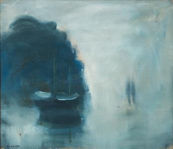 Gustav Rudberg, Boat in Fog.