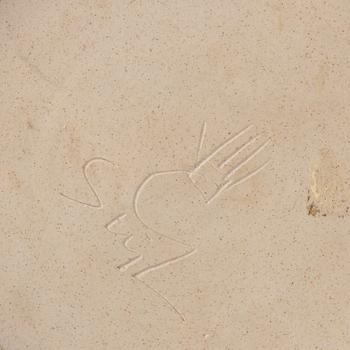 Stig Lindberg, a stoneware vase, Gustavsberg studio, Sweden 1965.