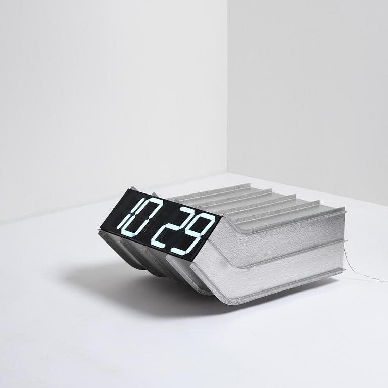 David Taylor, a unique clock, "Floor Clock", Studio Mellösaverken, Sweden, 2025.