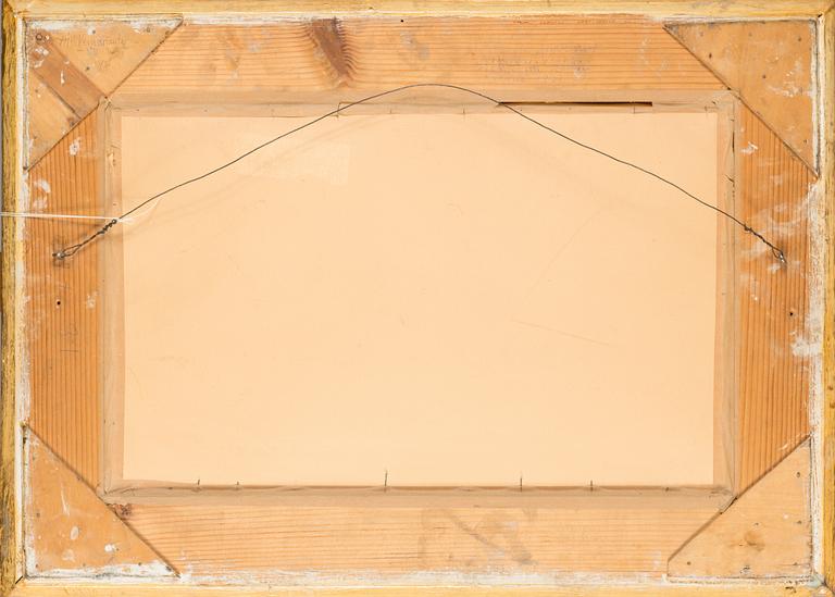 Lennart Segerstråle, akvarell, signerad och otydligt daterad.