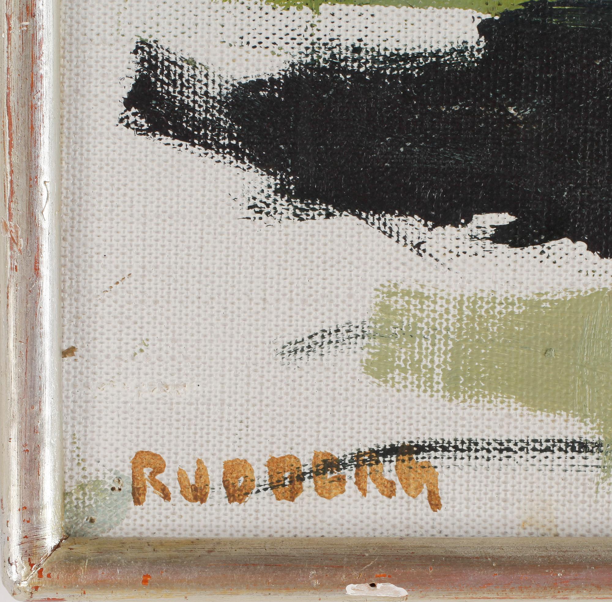 GUSTAV RUDBERG, olja på pannå, signerad och á tergo daterad 1960.