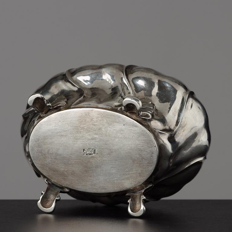 SOCKERSKRIN, av Johan Andersson Starin, mästare i Stockholm 1723-56, rokoko.