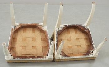 STOLAR, ett par, sengustavianska, 1800-talets början.