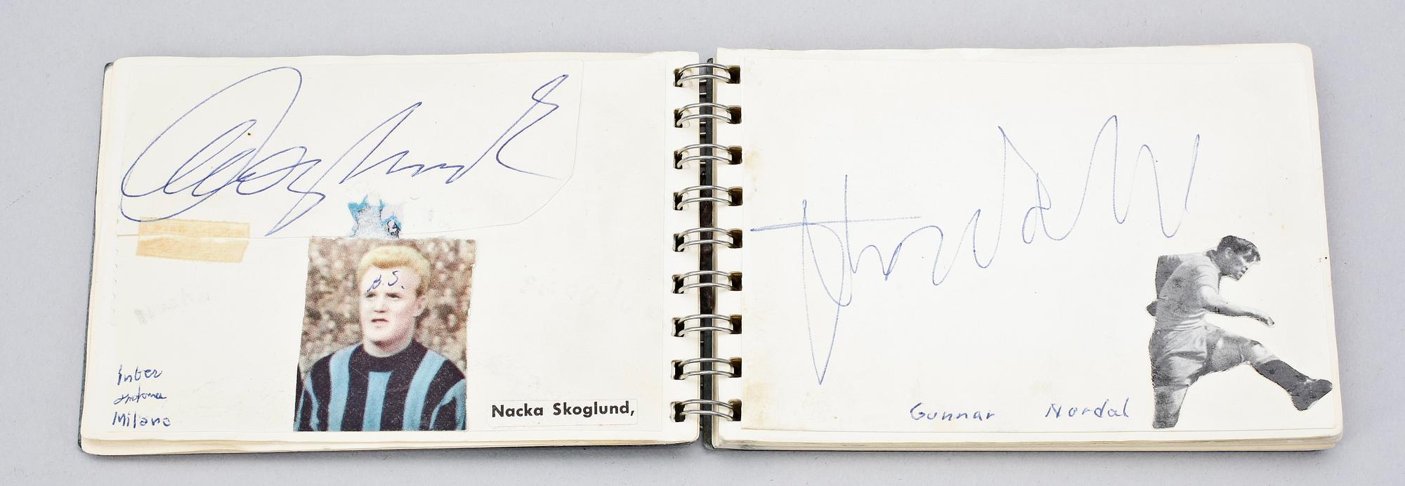 AUTOGRAFBLOCK, bl a Beatles.