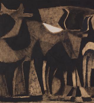 Mario Prassinos, "Troupeau".