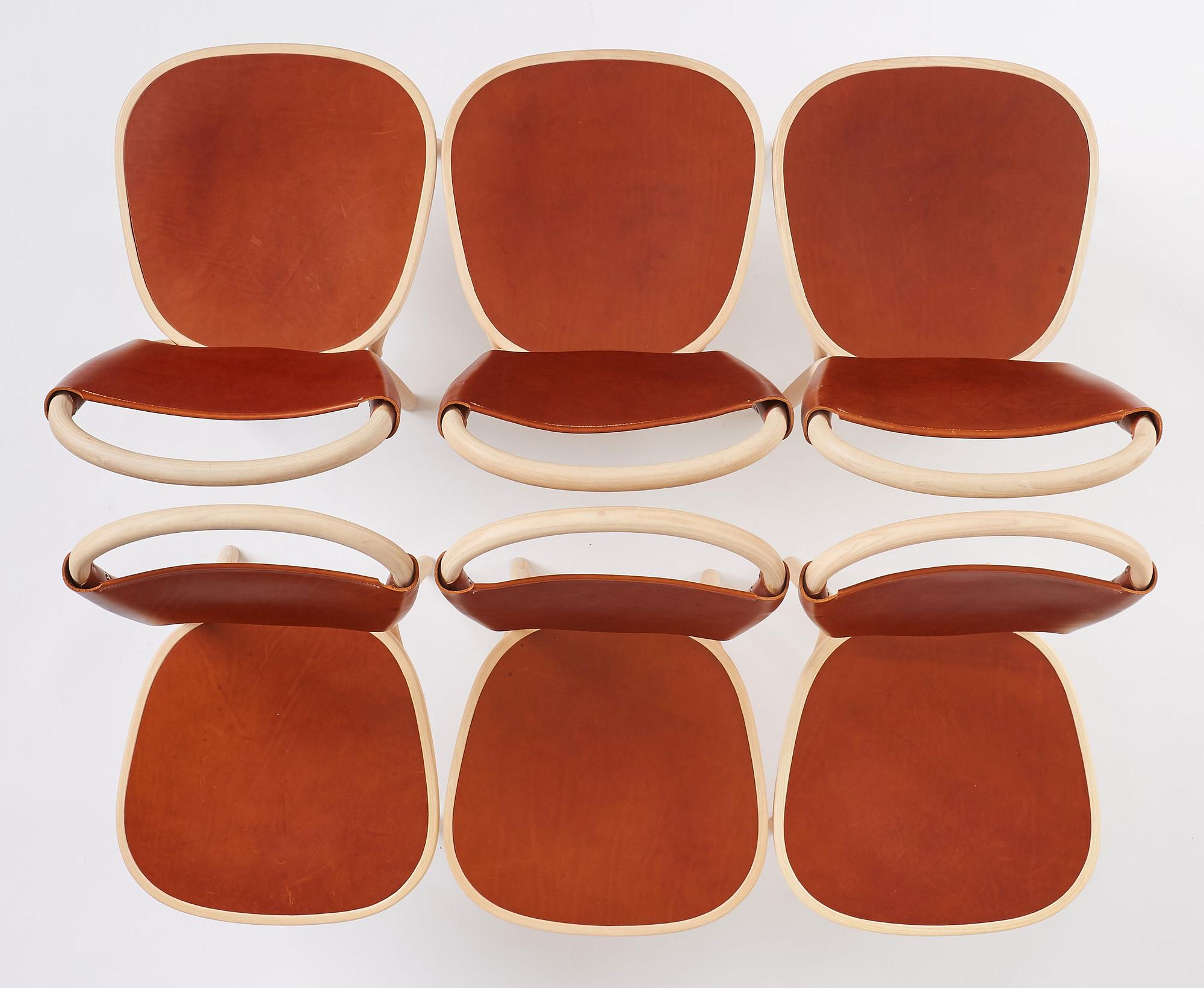 Jonas Bohlin, stolar, 6 stolar, "Vilda 3", Gemla, Diö, 2018.