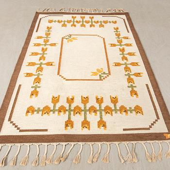 Rug rölakan, Vävaregården Eringsboda, approx. 204x144 cm.