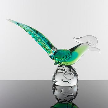 SKULPTUR, glas, FM Konstglas, Ronneby, 1900-talets andra hälft.