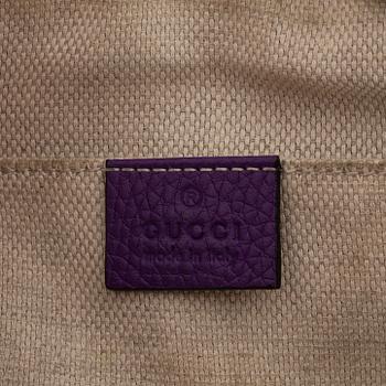 Gucci, a purple leather 'Soho Small' handbag, 2016.