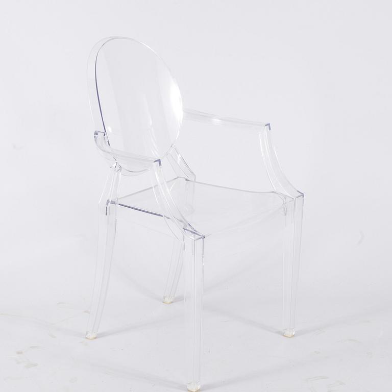 KARMSTOL, "Louis Ghost", Philippe Starck för Kartell.