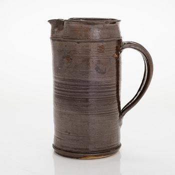 Kyllikki Salmenhaara, a stoneware jug signed KS.