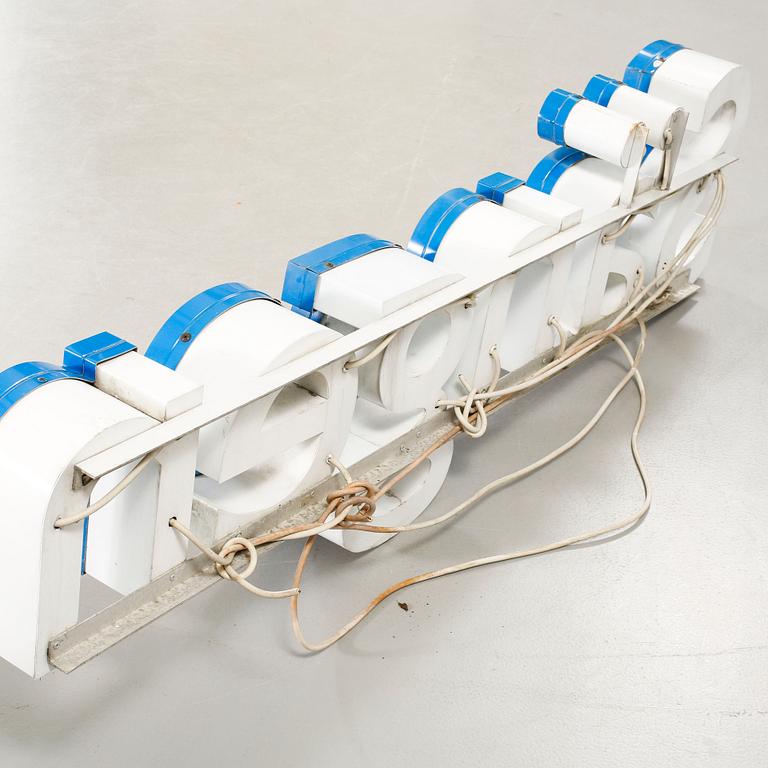 A sign, second half of the 20th century.