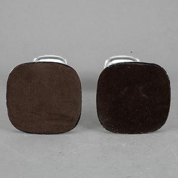 LJUSSTAKAR, ett par, sterlingsilver, Gustaf Janson, Cg Hallberg, Stockholm, 1956.