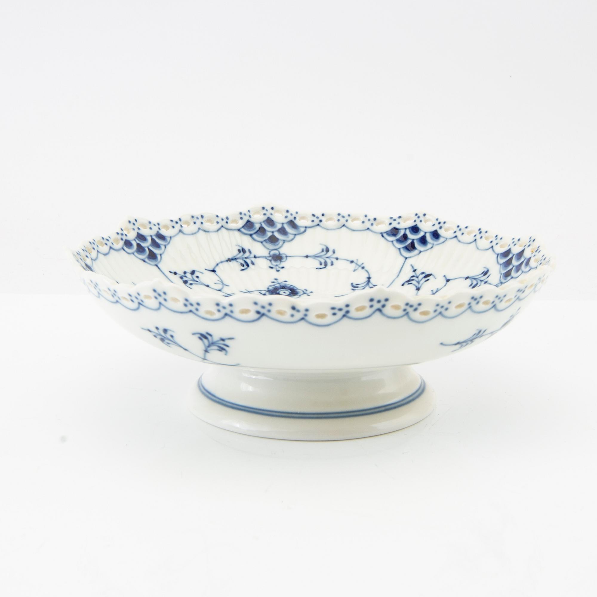 Servis "Musselmalet hel och halvblonde" Royal Copenhagen Danmark porslin.