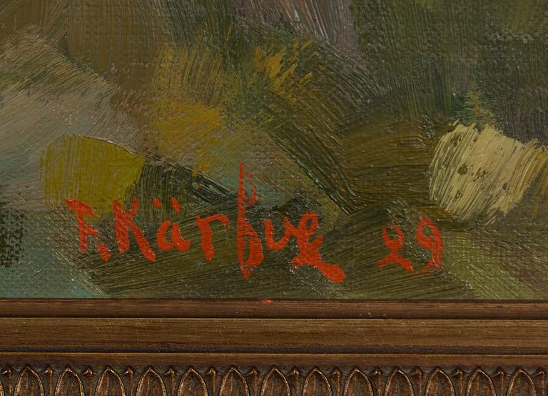 Fritz Kärfve, Vid kusten.