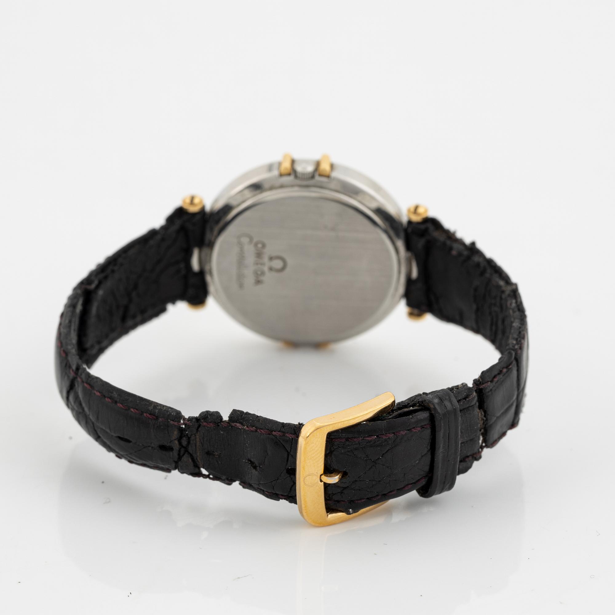 Omega, Constellation, "Uggla", wristwatch, 33 mm.