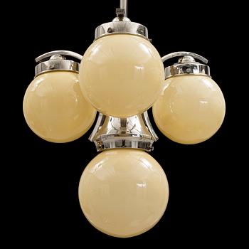An Art Deco ceiling light, 1930's.