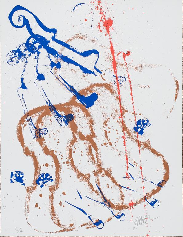 FERNANDEZ ARMAN, färgserigrafi, signerad och numrerad E/A.