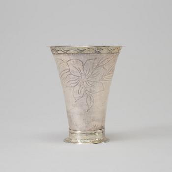 A SWEDISH SILVER BÄGARE by Olof Sedin, Gävle 1803.