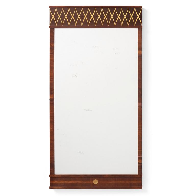 Swedish Grace, a wall mirror executed by cabinetmaker Hjalmar Wikström, 1930s.